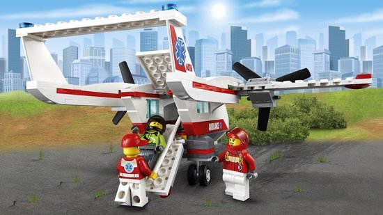 Lego City 60116 Ambulance vliegtuig