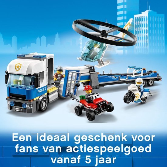 Lego City 60244 Politie Helikopter Transport