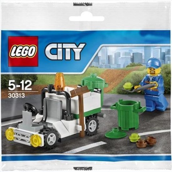 Lego City 30313 Afvaldienst auto ( polybag )
