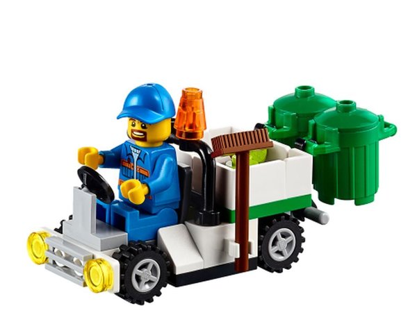 Lego City 30313 Afvaldienst auto ( polybag )