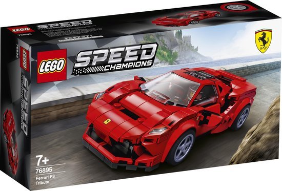 Lego 76895 Speed Champions Ferrari F8 Tributo ( nieuw )