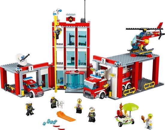 Lego City 60110 Brandweer Kazerne