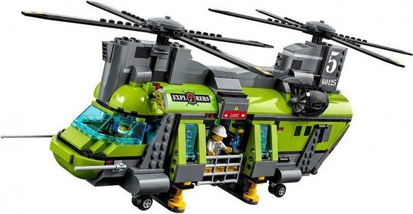 Lego City 60125 Vulkaan zware transport helikopter