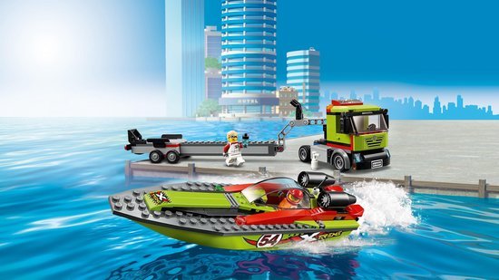 Lego City 60254 Raceboot Transport