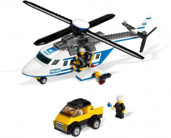 Lego City 3658 Police Helikopter