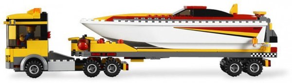 Lego City 4346 Power Boat Transporter