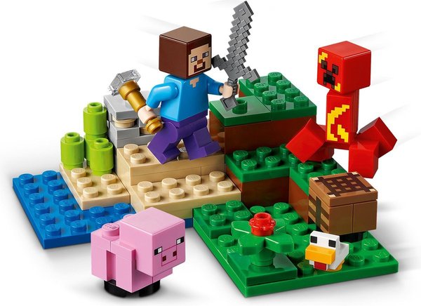 Lego Minecraft 21177 The Creeper Hinderlaag