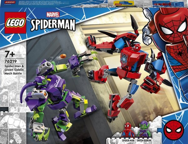 Lego Marvel 76219 Spider-Man & Green Goblin mechagevecht