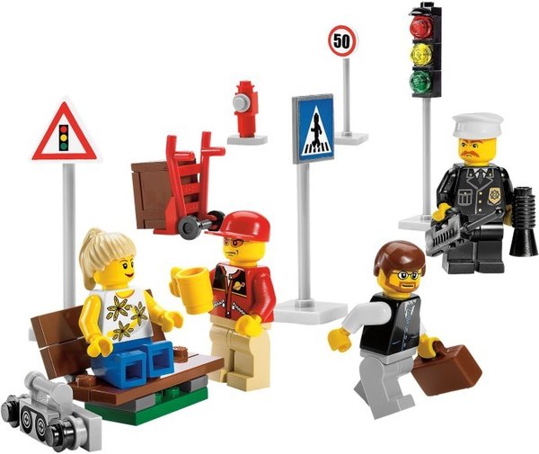 Lego City 8401 City bewoners